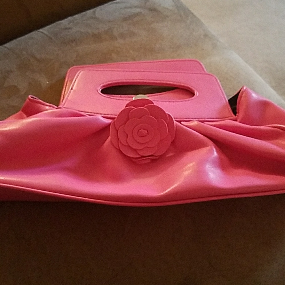 Stylish pink clutch